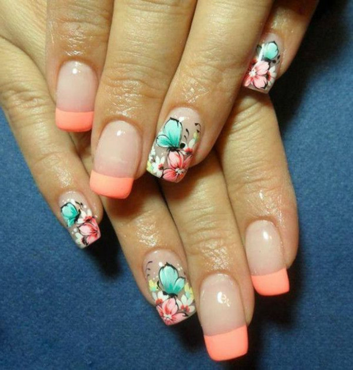 Nageldesign Blumen
 35 super Ideen für Nageldesign mit Blumen Archzine