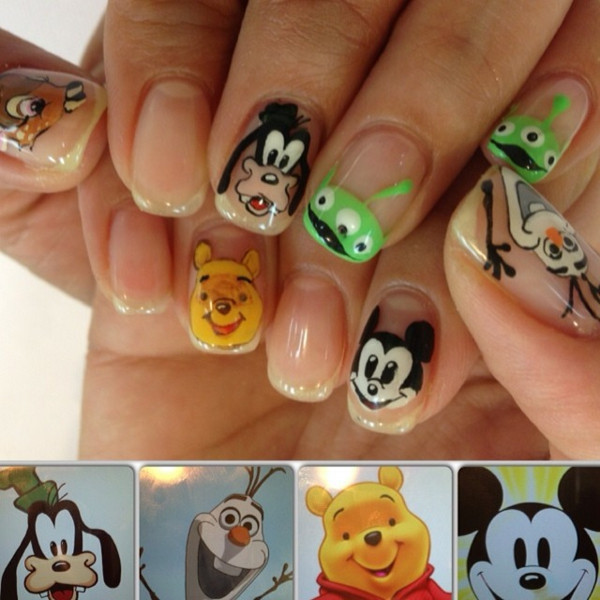 Nageldesign Disney
 125 Nageldesign Ideen Pastelltöne und geometrische Muster