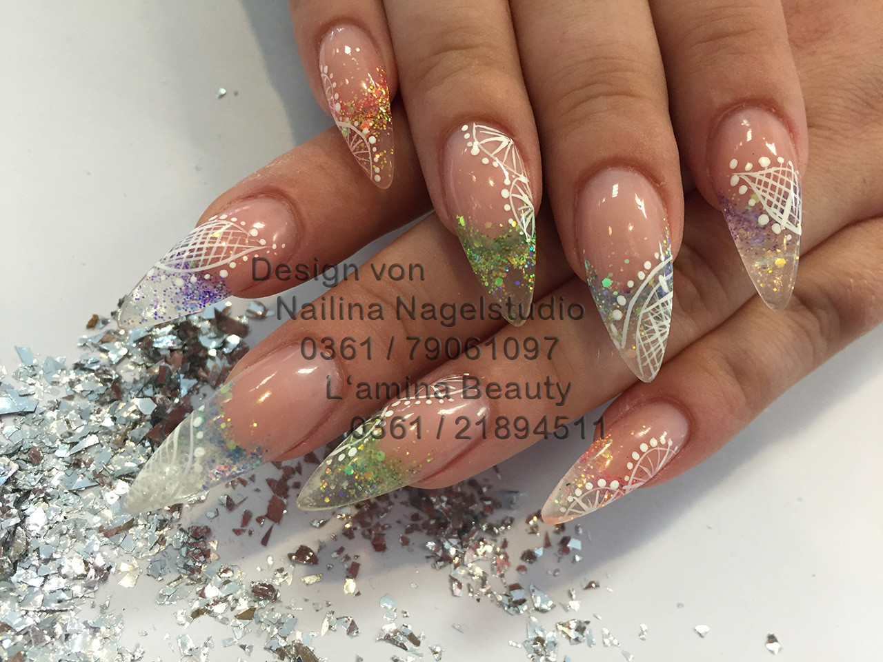 Nageldesign Erfurt
 SpitzeDesign 0958 WZ L amina Beauty