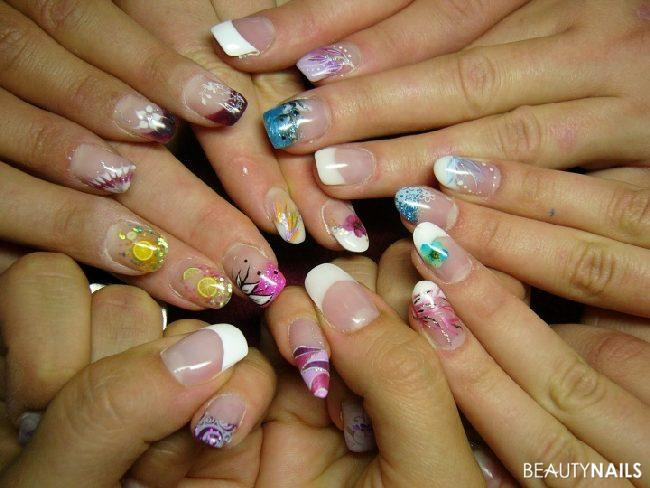 Nageldesign Erfurt
 Nägel meiner Schüler nach dem Seminar Nageldesign