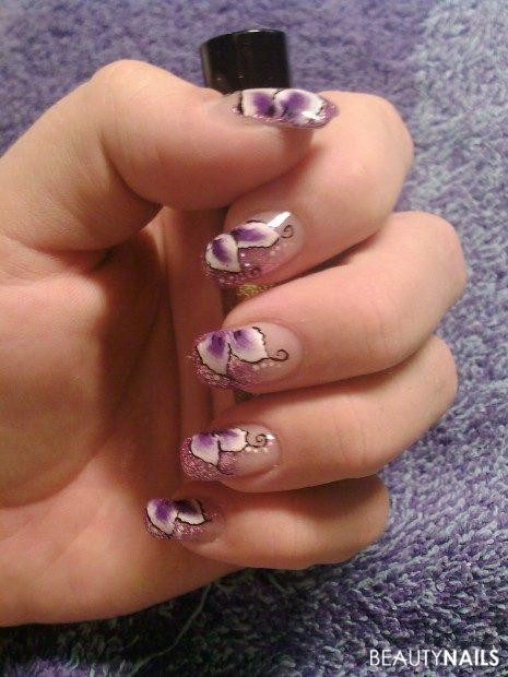 Nageldesign Farbverlauf
 Farbverlauf mit e Stroke Nageldesign