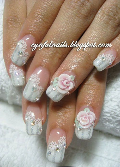 Nageldesign Hochzeit Beispiele
 10 Inspirierende 3D Hochzeits Nageldesign Ideen Trends