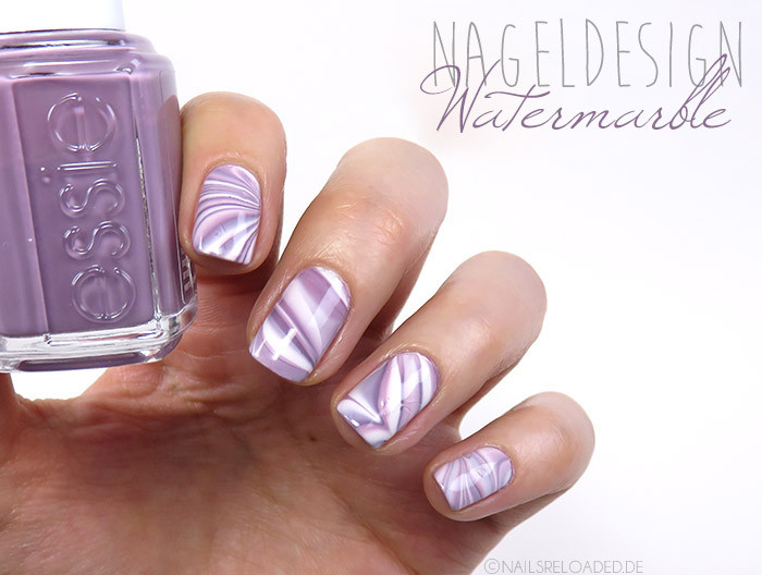 Nageldesign Januar
 [Nageldesign] Watermarble Versuch nails reloaded by naileni