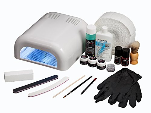 Nageldesign Komplett Set
 SN Nageldesign Nagelstudioset Naturnagelverstärkung UV Gel