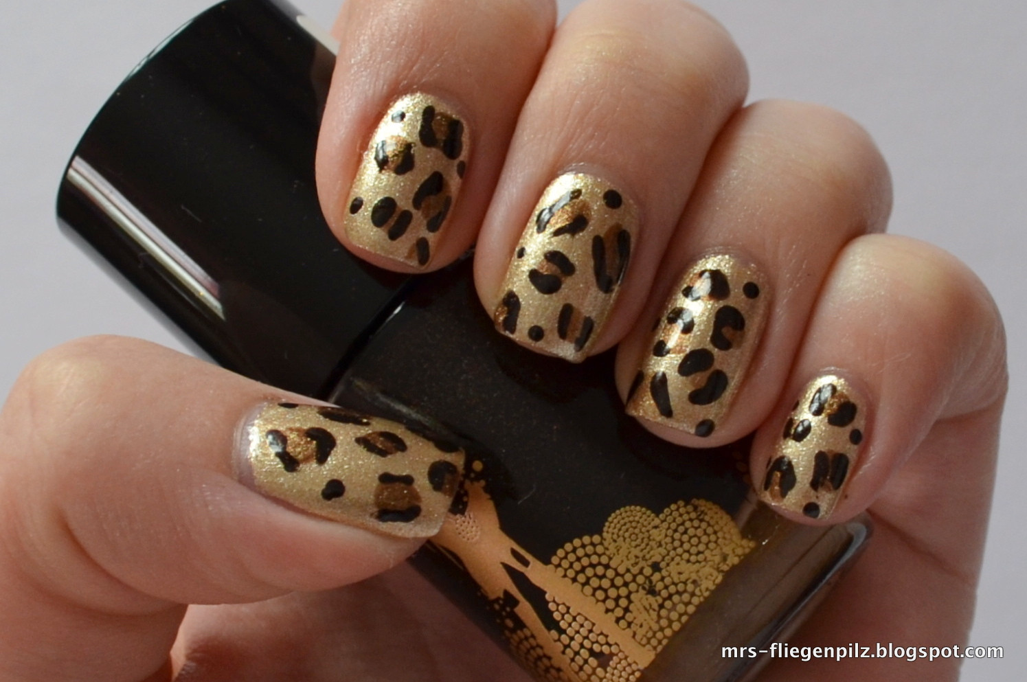 Nageldesign Leopard
 ElbLack Nageldesign Leopard Nails