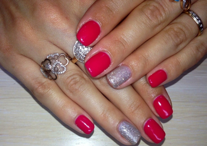 Nageldesign Lernen
 Nageldesign in Rot 51 Inspirationsbilder und