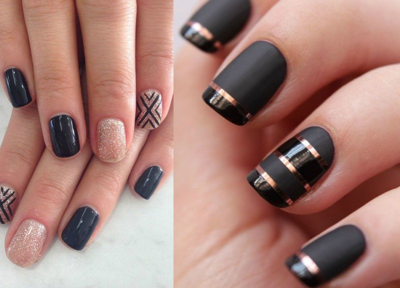 Nageldesign Mit Schwarz
 Nageldesign in Schwarz 55 Ideen