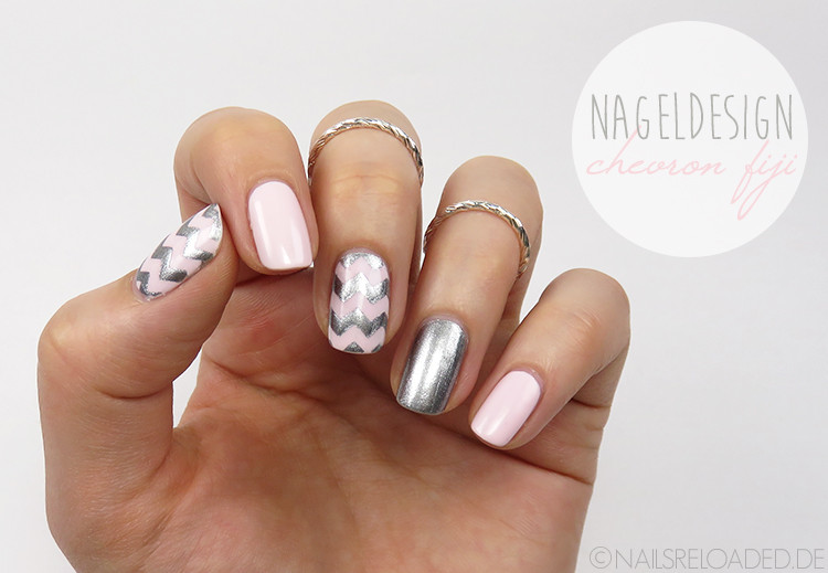 Nageldesign Nagellack
 [Nageldesign] chevron fiji nails reloaded by naileni