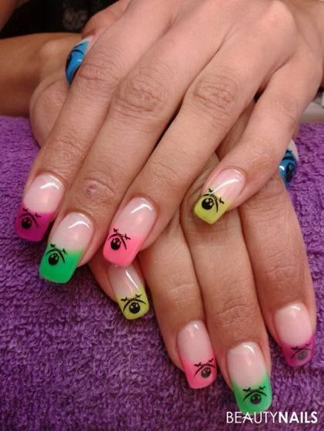 Nageldesign Neonfarben
 Nageldesign neonfarben bilder