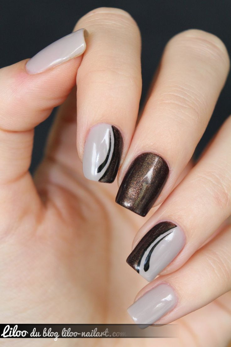 Nageldesign Neutral
 Die besten 20 Nageldesign braun Ideen auf Pinterest