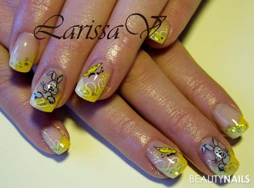 Nageldesign Ostern
 Ostern Pinselmalerei Nageldesign