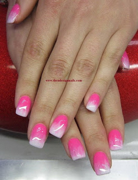 Nageldesign Pink Schwarz
 Nageldesign pink weiß