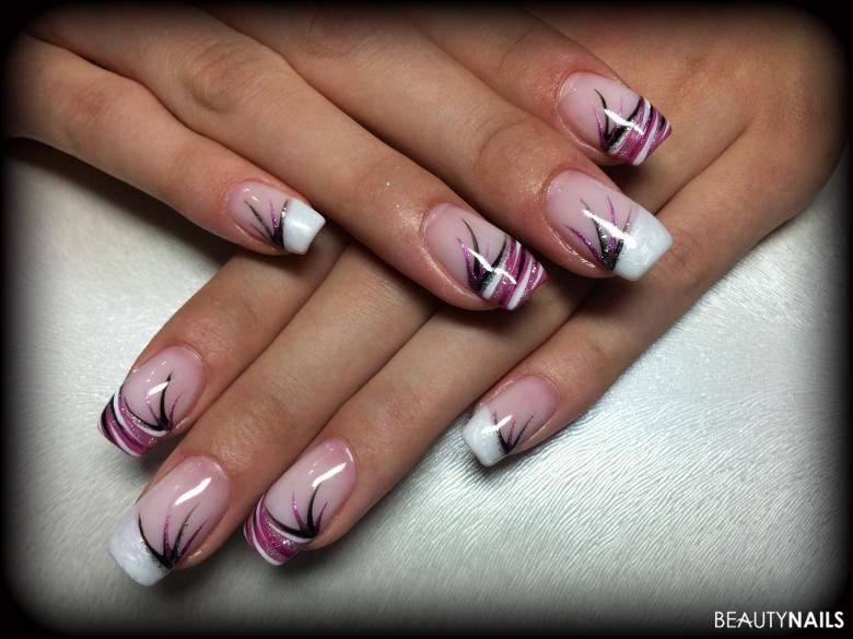 Nageldesign Pink Schwarz
 Nageldesign Galerie 2019 100 Nagelstudio Bilder & Nail