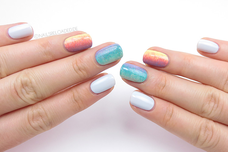 Nageldesign Regenbogen
 nails reloaded Nageldesign Regenbogen