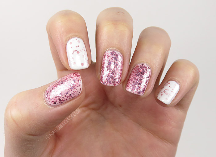 Nageldesign Rose
 nails reloaded Nageldesign mixed rosé