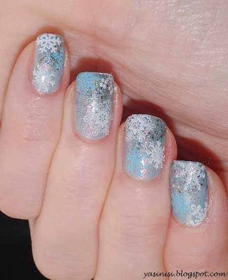 Nageldesign Schneeflocke
 Nageldesign schneeflocken