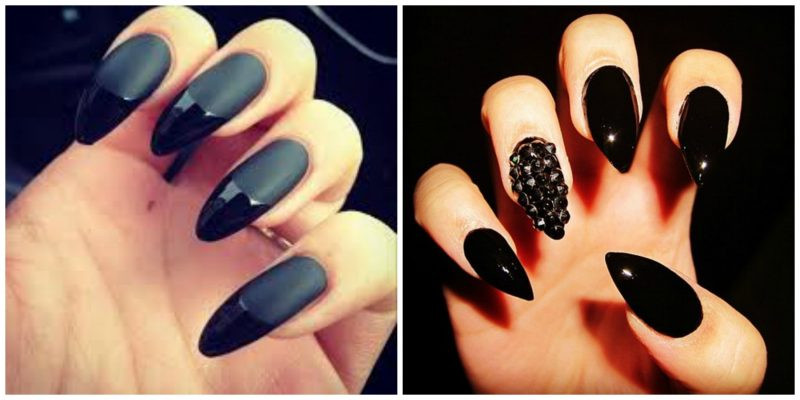 Nageldesign Schwarz Matt
 Stil Eleganz und Provokation nur mit Nageldesign