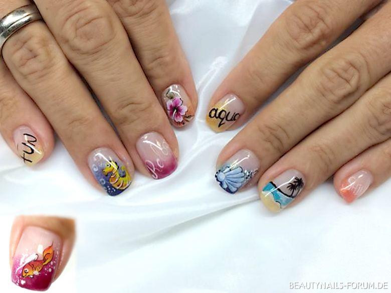 Nageldesign Sommer
 Sommernägel Nageldesign 2019 100 Bilder mit Sommer