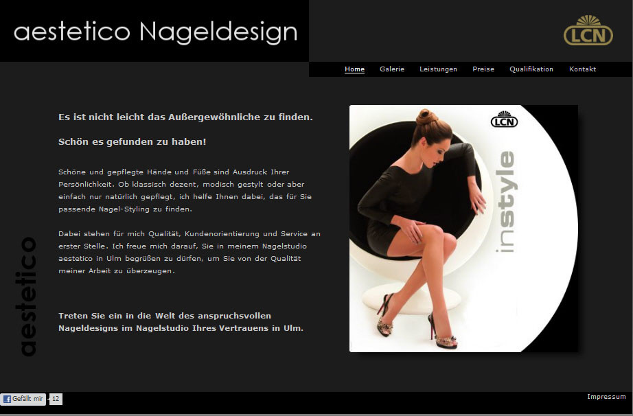 Nageldesign Ulm
 Nagelstudio French and more Naildesign in Rosenthal