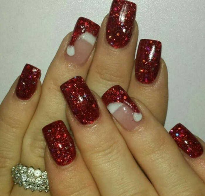 Nageldesign Weihnachten Muster
 Nageldesign Weihnachten 101 inspirierende Fingernägel Ideen