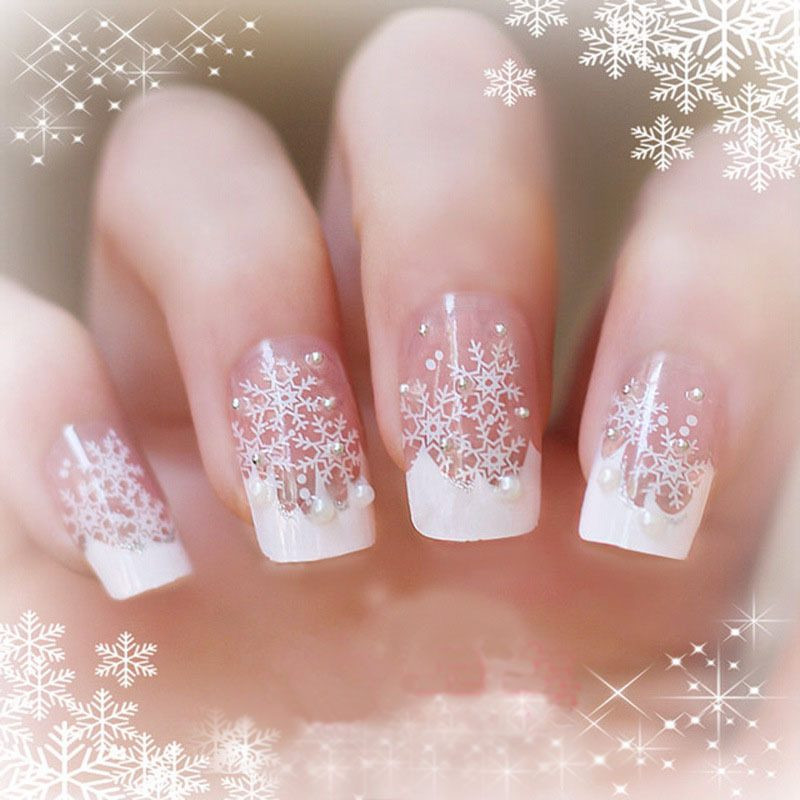 Nageldesign Weihnachten Muster
 24 Gelnägel Muster Weihnachten auf den Nägeln