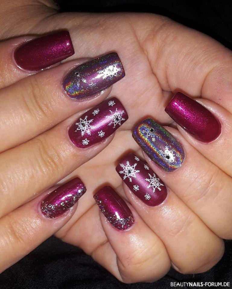 Nageldesign Winter Bilder
 Winter & Weihnachten Nageldesign Ideen