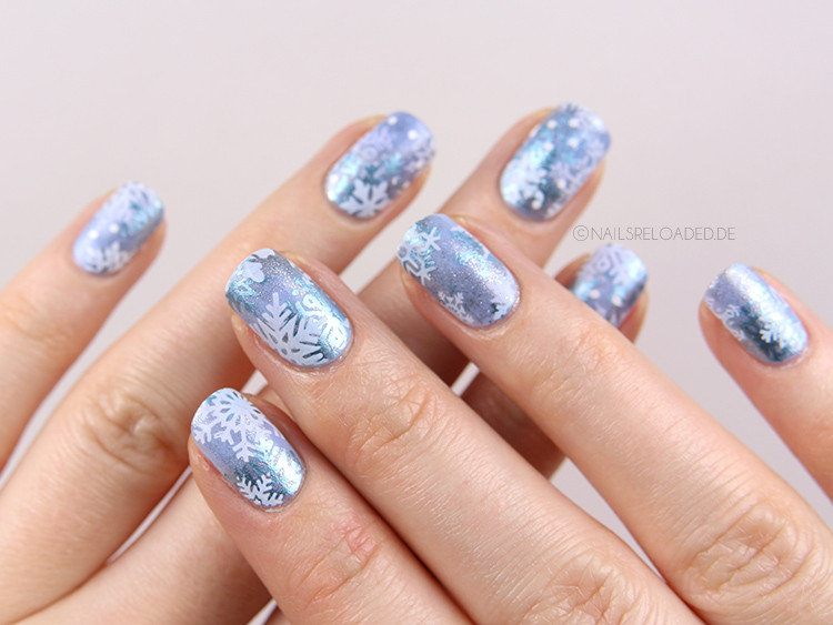 Nageldesign Winter
 nails reloaded nailsreloaded challenge Nageldesign Winter