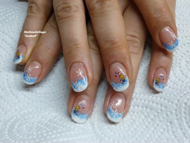 Nageldesign Winter
 Winter im blau nd24 nageldesign galerie