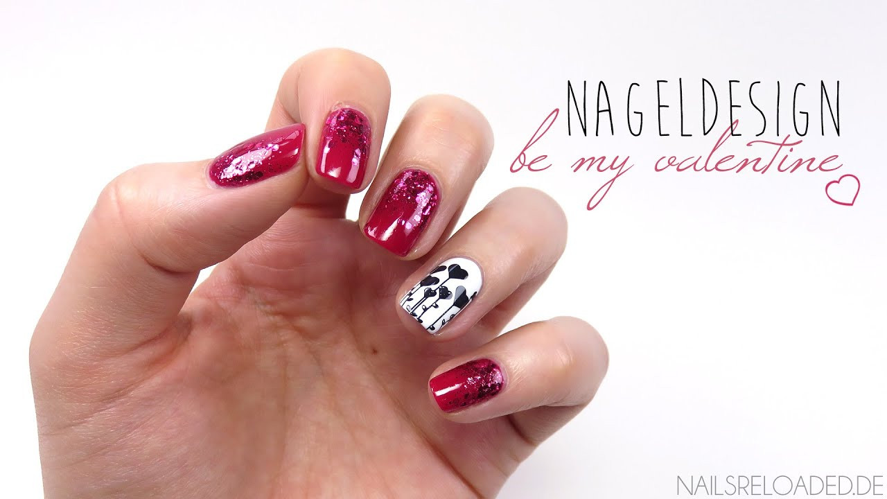 Nageldesign Youtube
 Nageldesign be my valentine