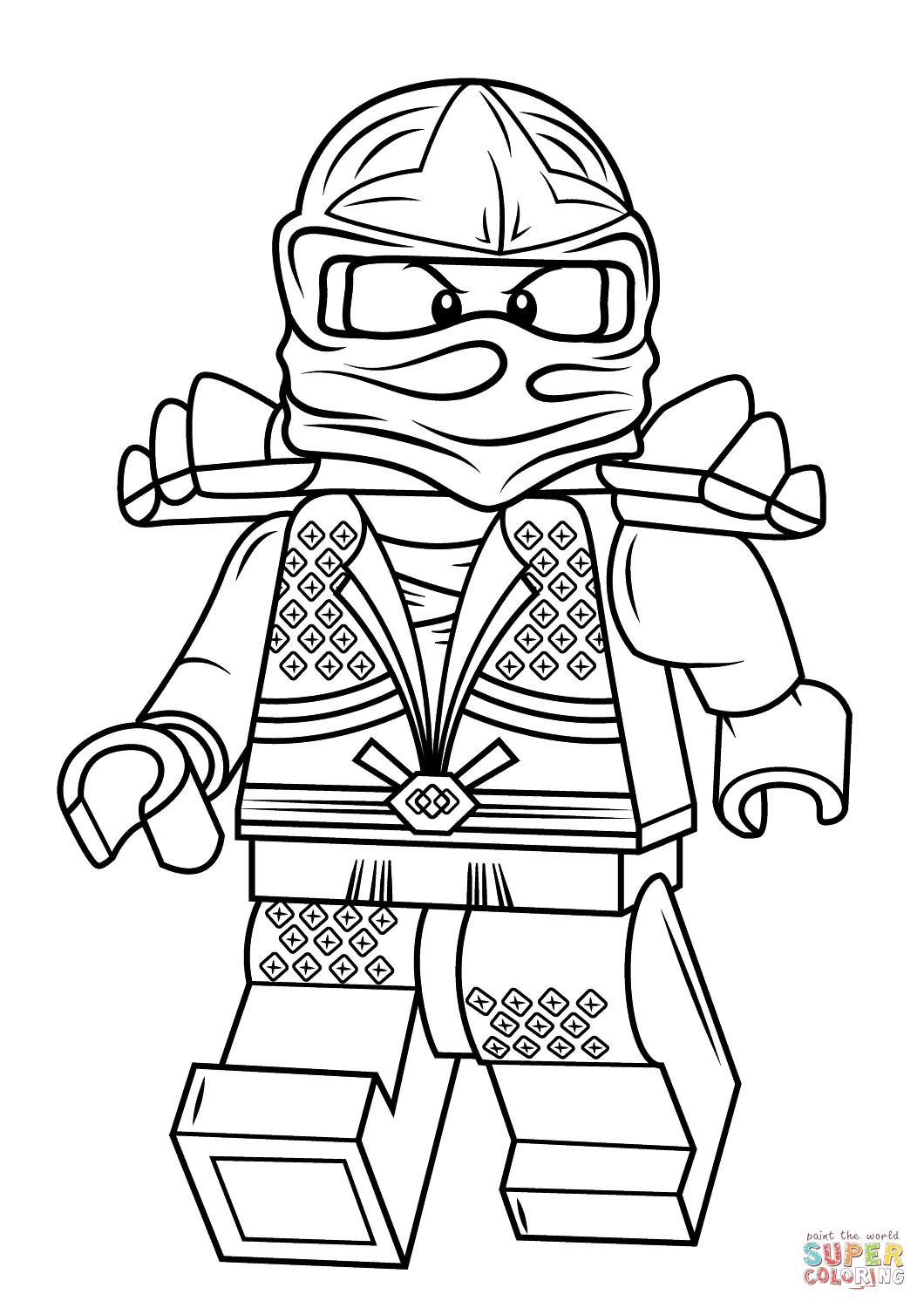 Ninjago Lego Ausmalbilder
 Ausmalbild Lego Ninjago Lloyd Zx