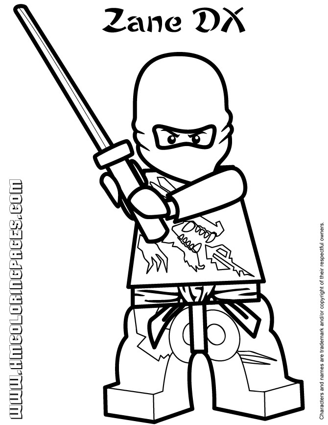 Ninjago Zane Ausmalbilder
 Malvorlagen fur kinder Ausmalbilder Ninjago kostenlos