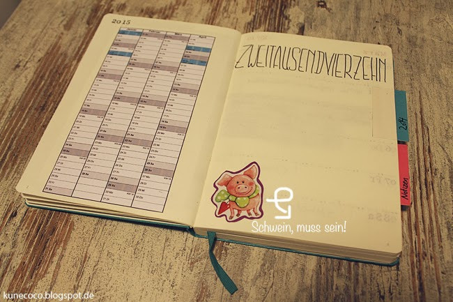 Notizbuch Gestalten Diy
 DIY Kalender selbst gestalten KuneCoco