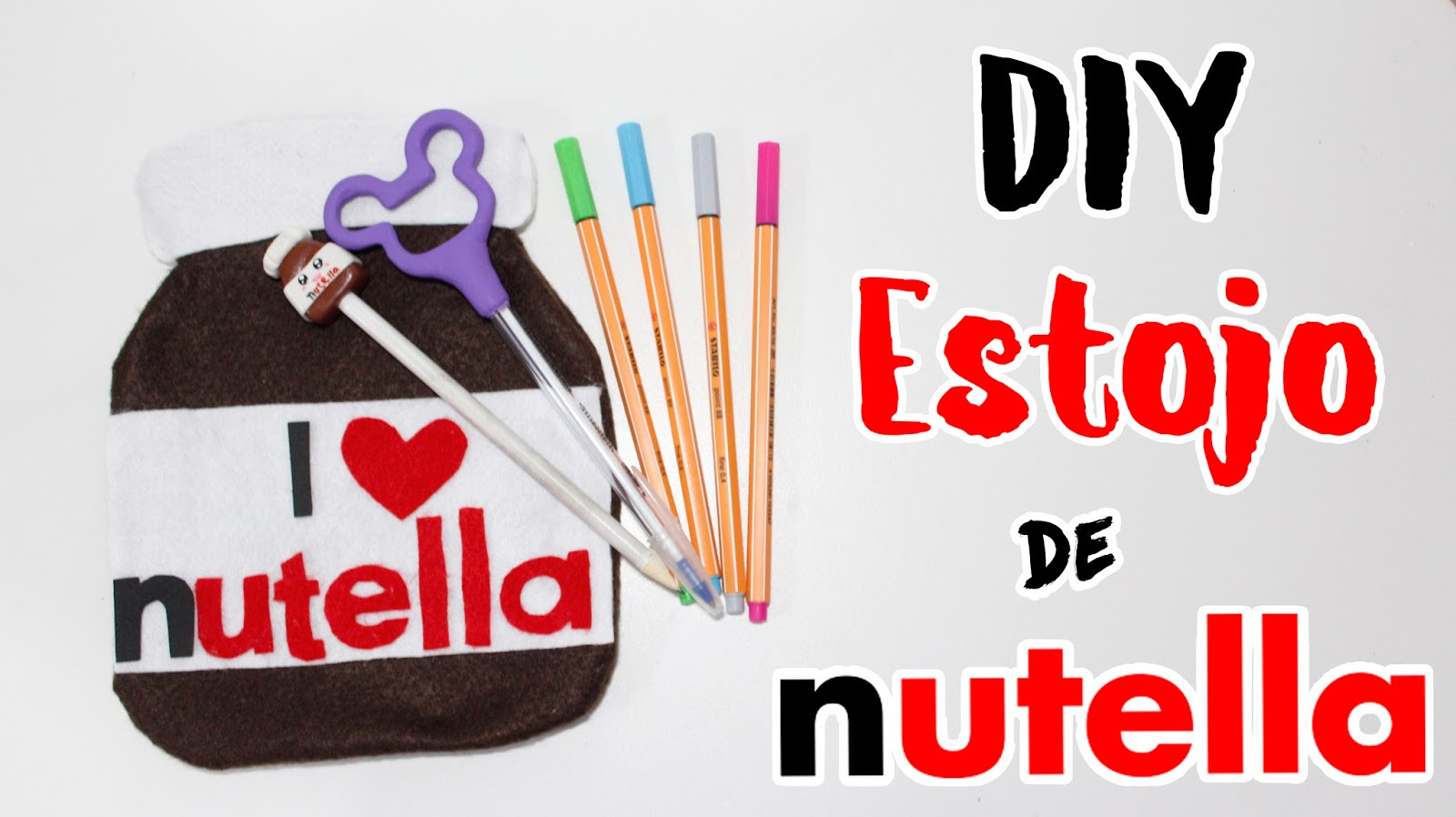 Nutella.De/Diy
 DIY ESTOJO DE NUTELLA para VOLTA AS AULAS PRIHTODODIA