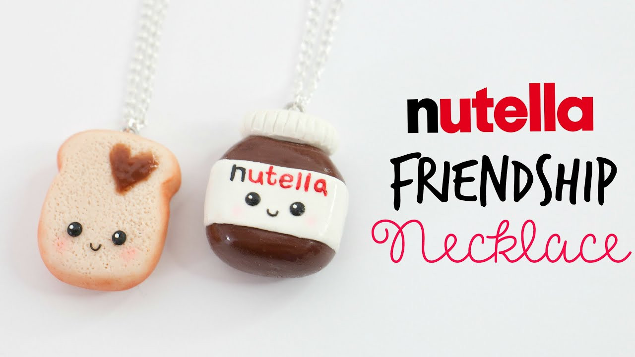 Nutella.De/Diy
 DIY Nutella Friendship Necklace Nutella & Toast