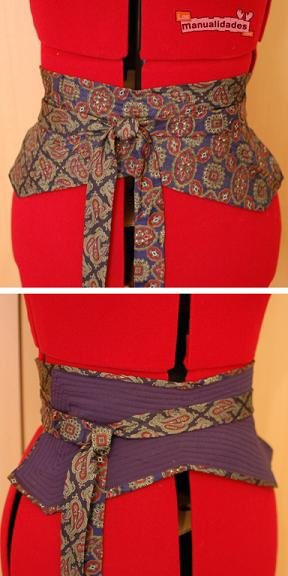 Obi Diy
 DIY obi belt with two necktie – Sewing Projects