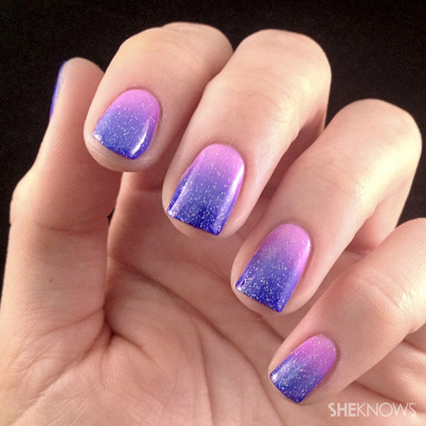 Ombre Nageldesign
 Lacquered love Ombre nail art