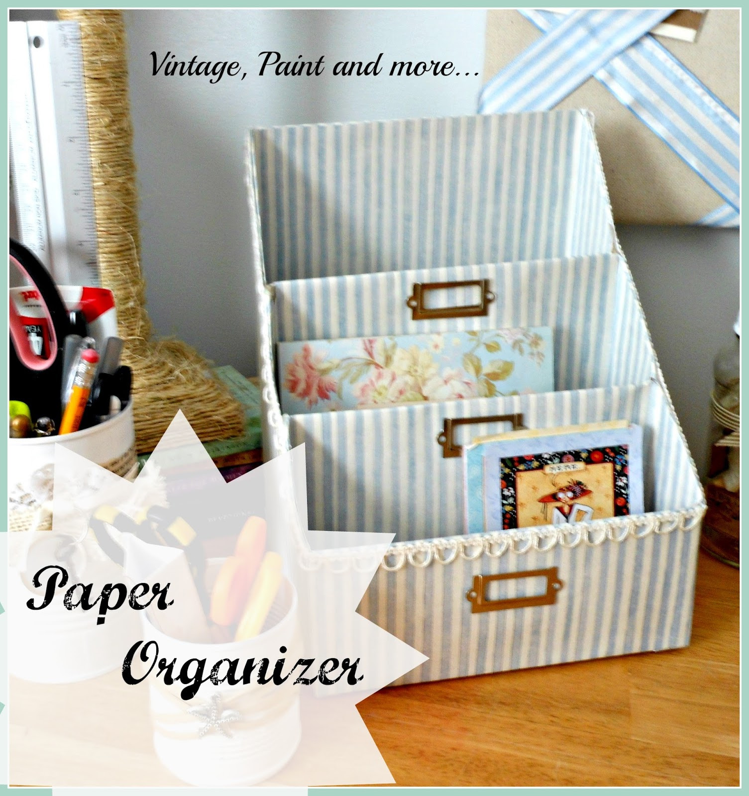 Organizer Diy
 DIY Paper Organizer