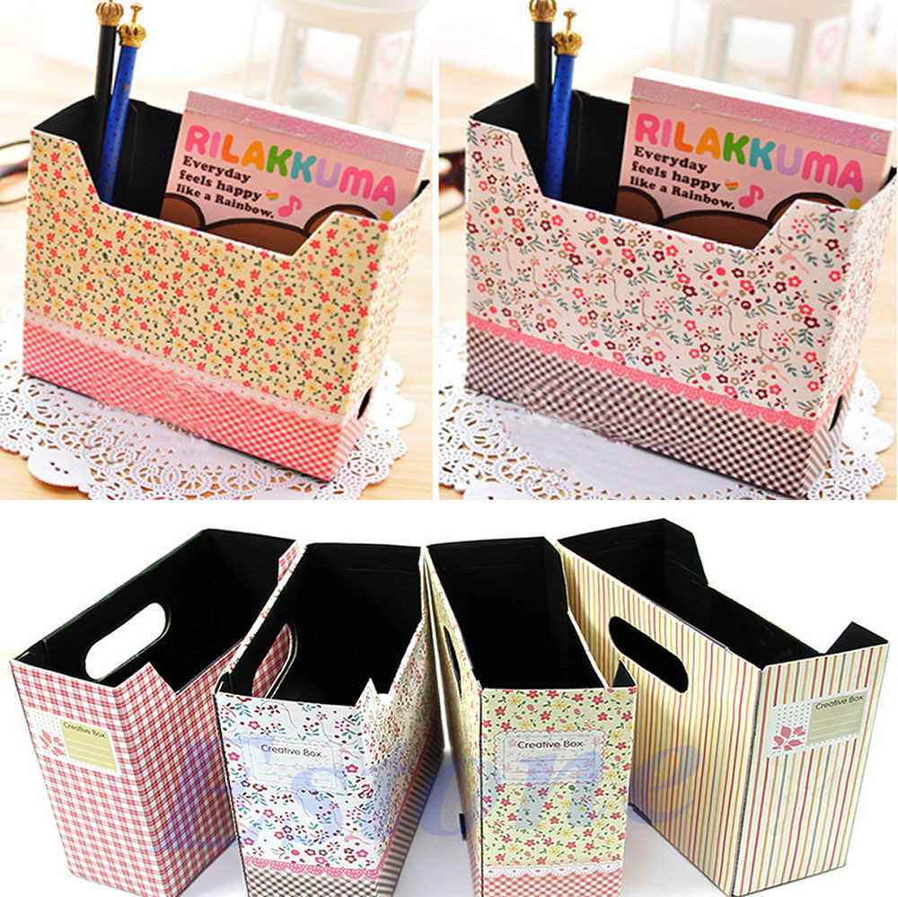 Organizer Diy
 DIY Cute Makeup Cosmetic Stationery Paper Board Storage