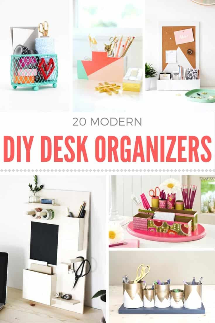 Organizer Diy
 How to make a DIY desk organizer Mod Podge Rocks