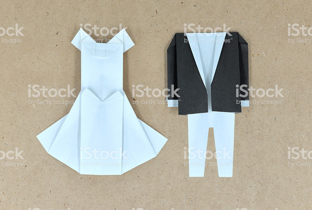 Origami Hochzeit
 Origami Hochzeit Koffer Stock Fotografie und mehr Bilder