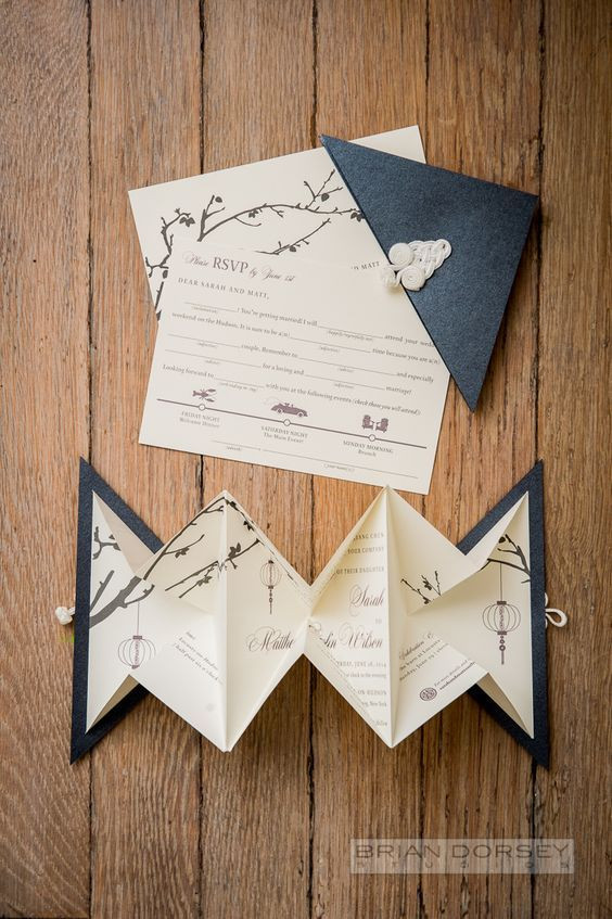 Origami Hochzeit
 45 Super Cute Origami Wedding Ideas