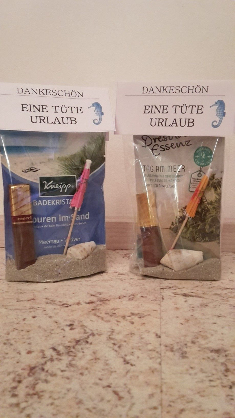 Originelle Geschenke Kollegen
 Eine Tüte Urlaub als Dankeschön für z B Kollegen