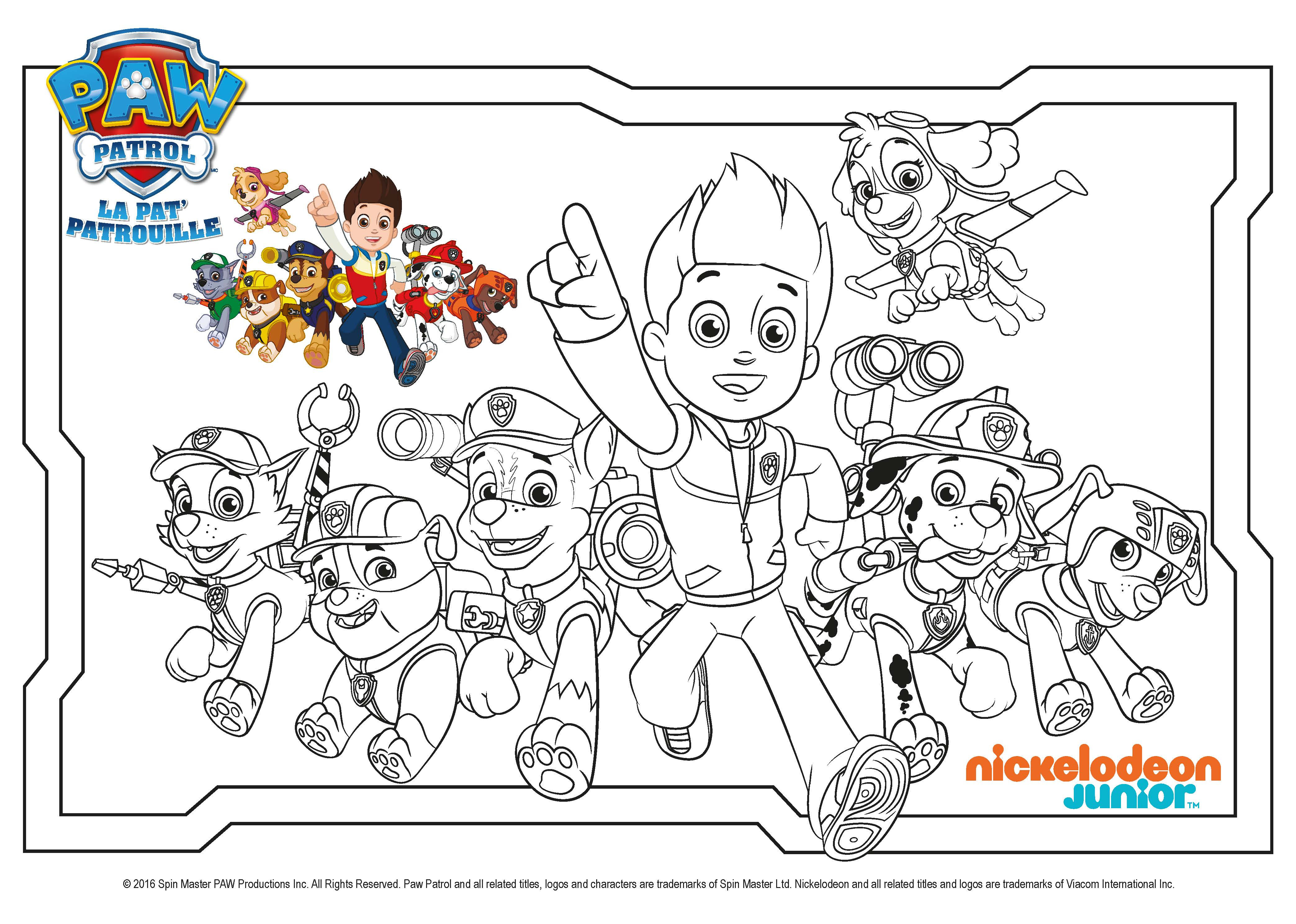 Paw Patrol Ausmalbilder Chase
 Paw Patrol Ausmalbilder