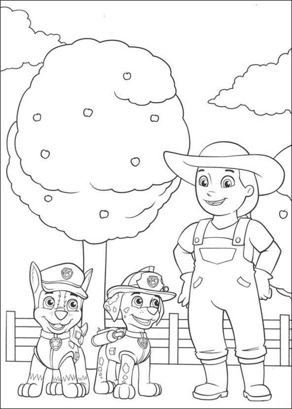 Paw Patrol Ausmalbilder Chase
 Paw Patrol 3