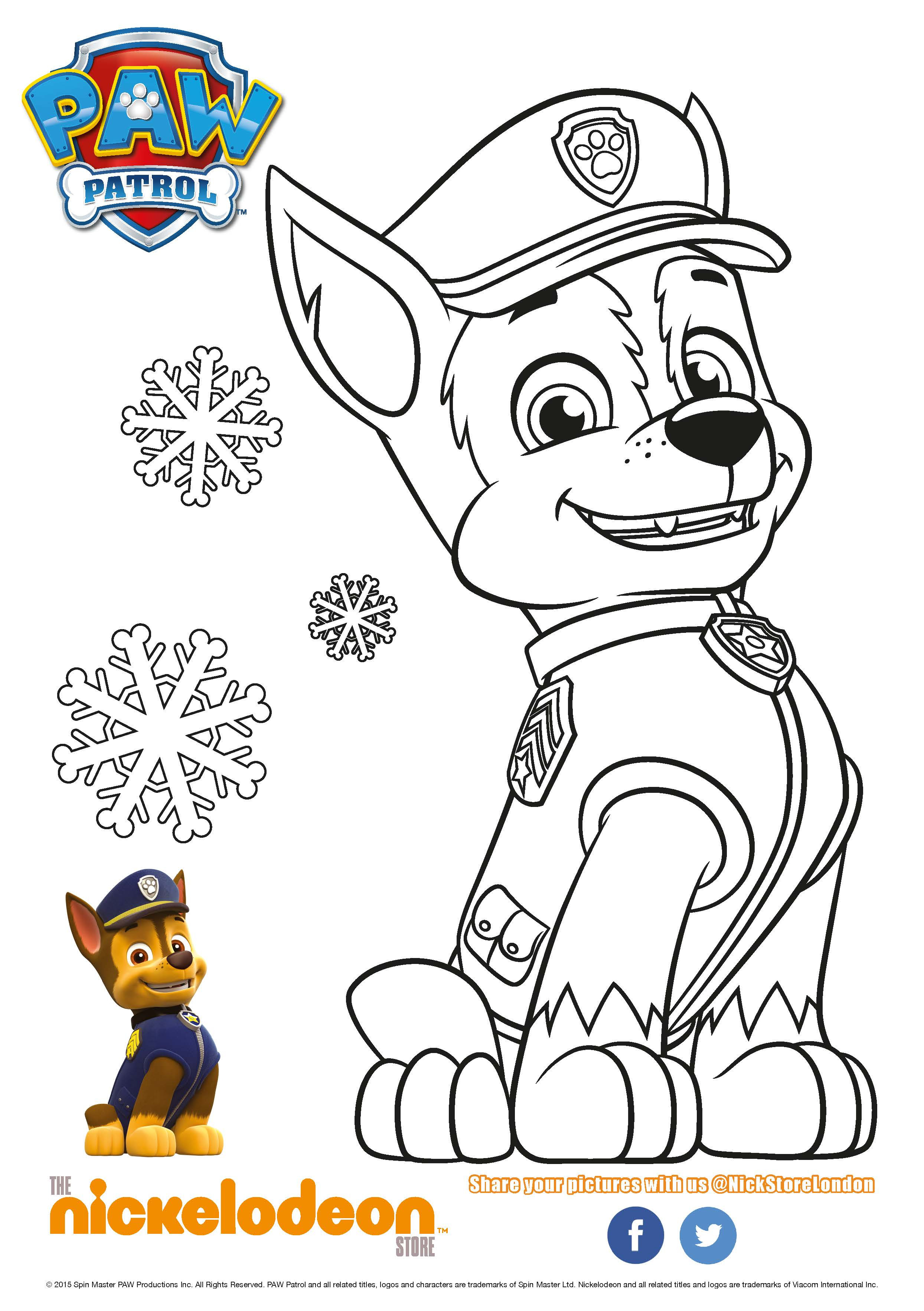 Paw Patrol Ausmalbilder Zum Drucken
 Paw Patrol Ausmalbilder