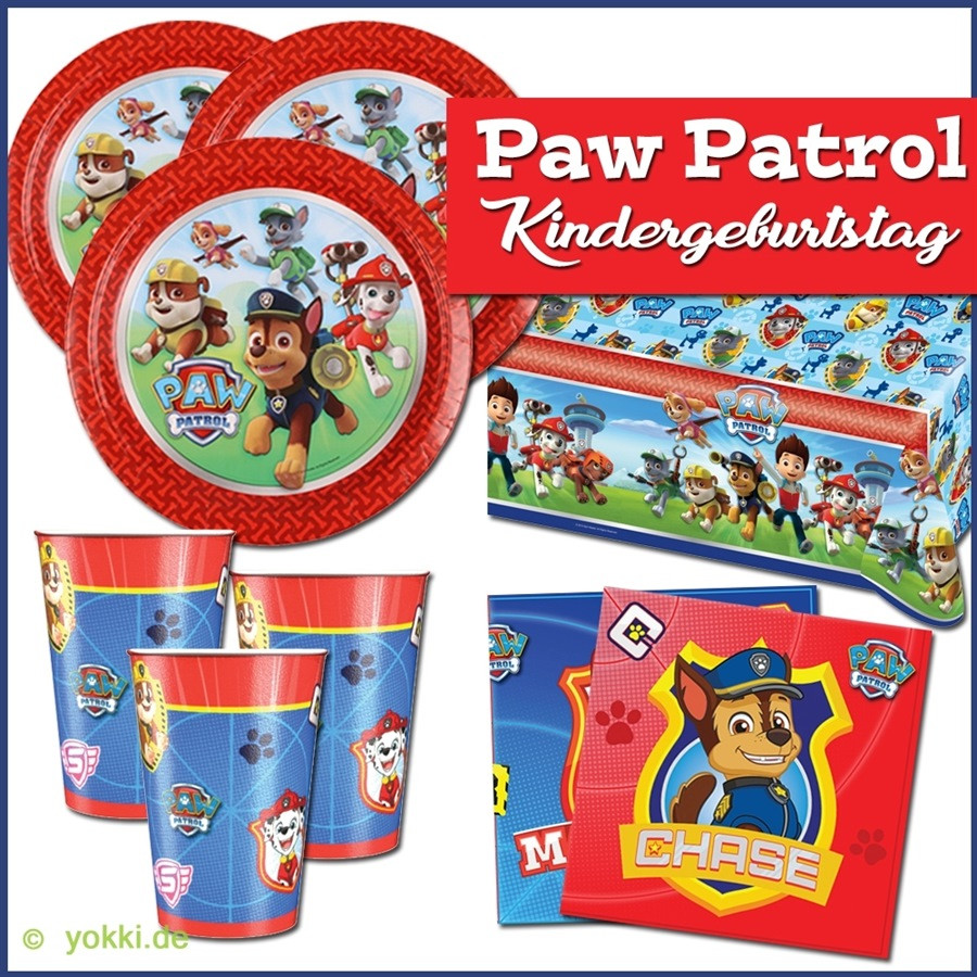 Paw Patrol Geburtstagsparty
 Party Deko