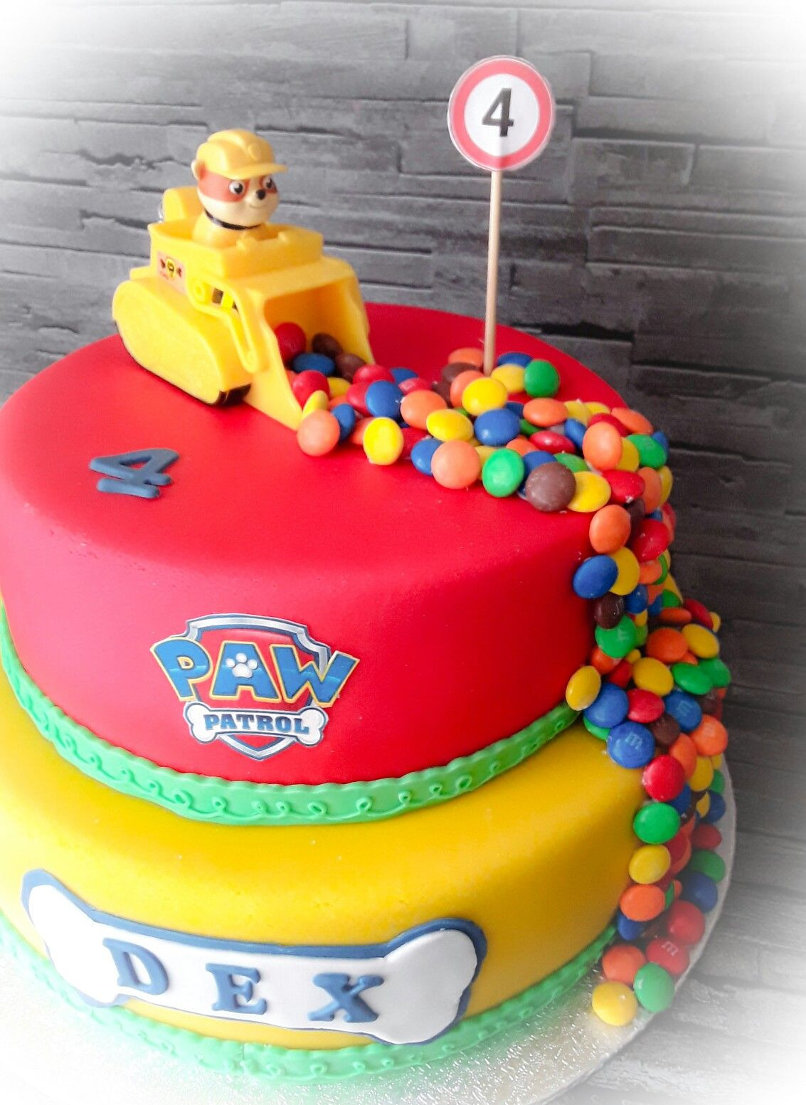 Paw Patrol Geburtstagsparty
 Paw patrol rubble taart birthday party