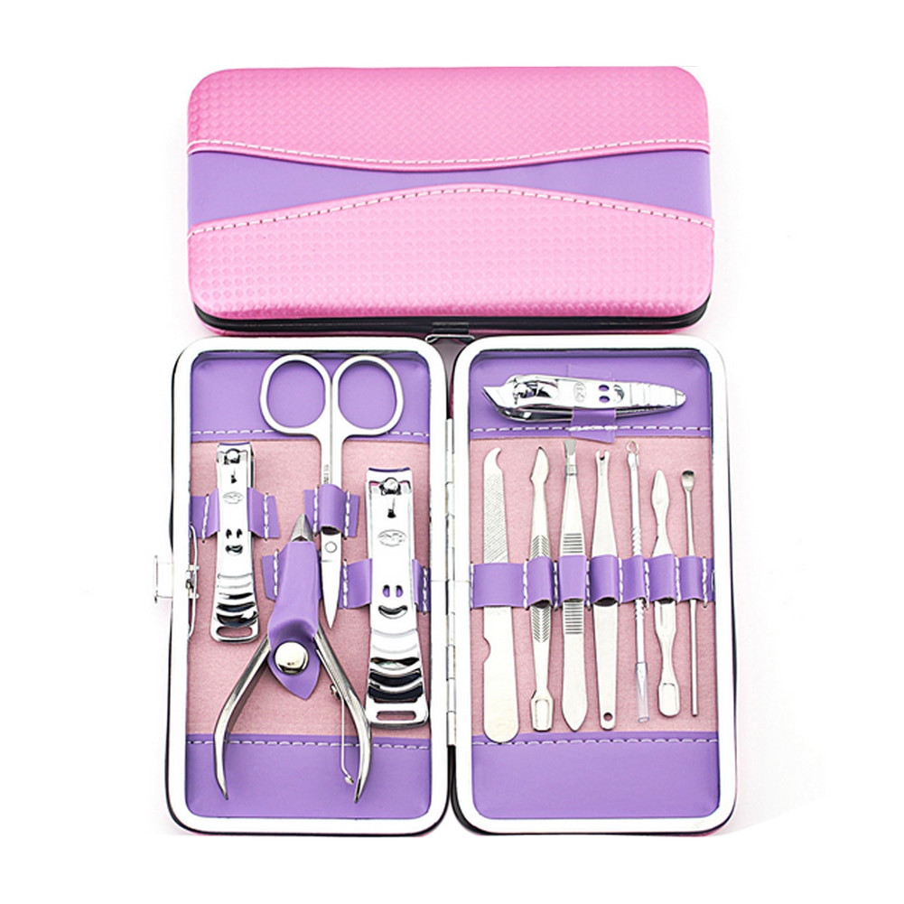 Pediküre Und Maniküre Set
 Professional Stainless Steel Nail Art Tool Set 12pcs Set