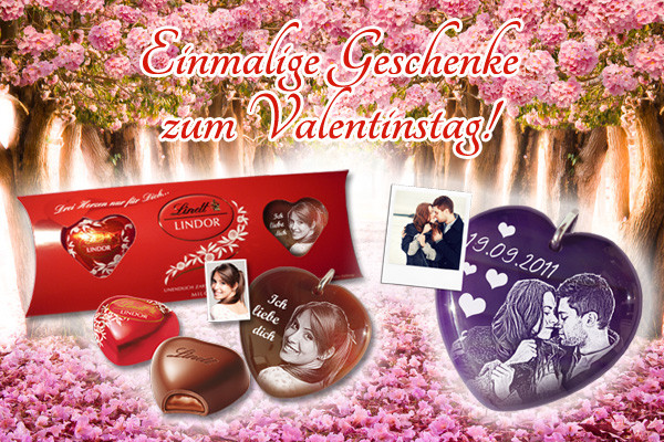 Personalisierte Geschenke Männer
 Persönliche & personalisierte Geschenke zum Valentinstag