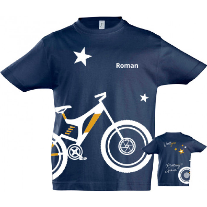 Personalisierte Geschenke Zur Einschulung
 Personalisierte Geschenke zur Einschulung T Shirt mit Bike